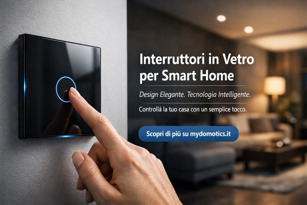 Interruttori in Vetro per Smart Home