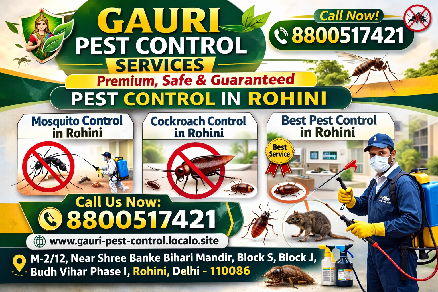 Gauri Pest Control Services – Premium, Safe & Guaranteed Pest Control in Rohini - Newsglo