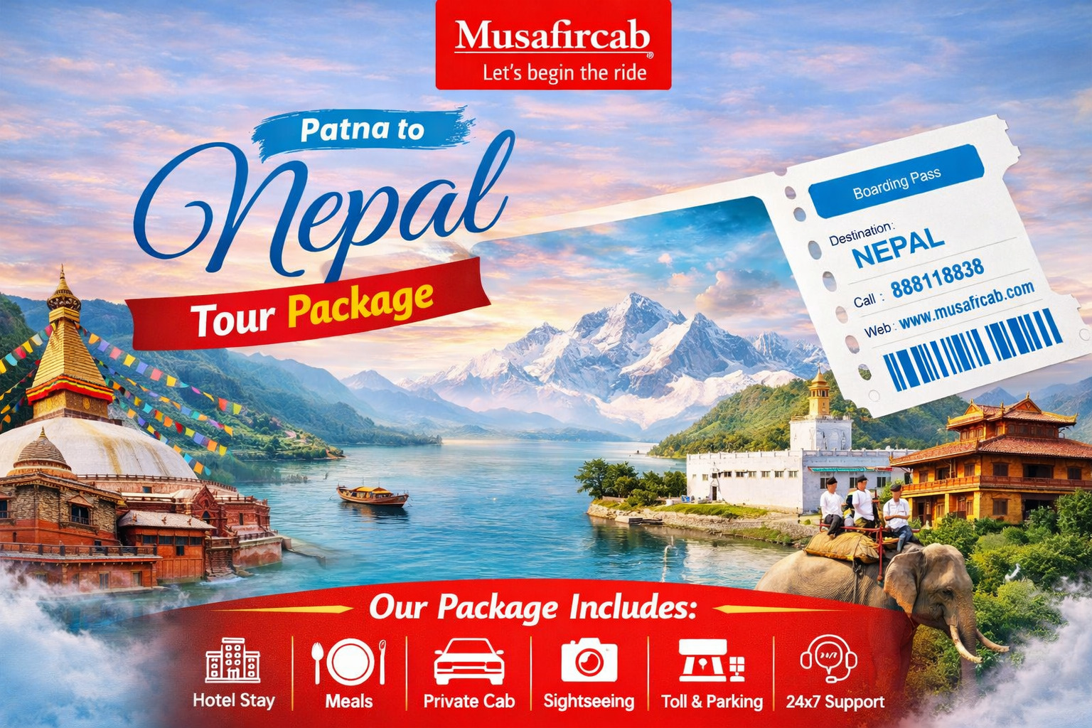nepal tour package from Patna
