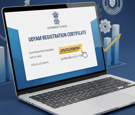 update udyam registration