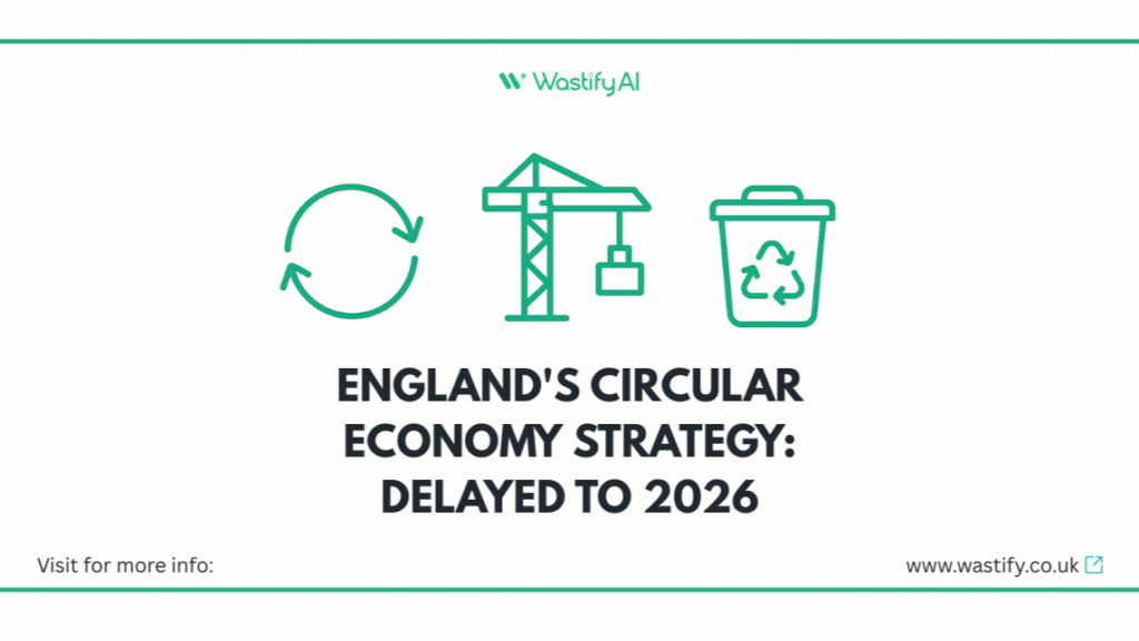 England’s Circular Economy Strategy: Delayed to 2026